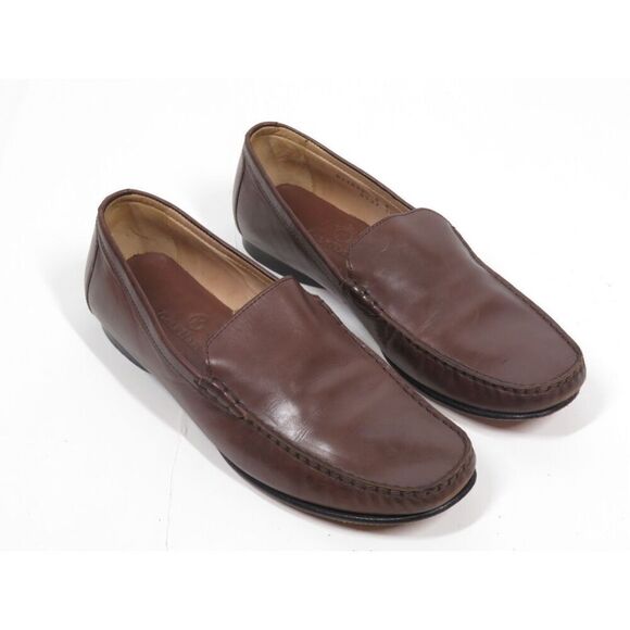 Cole Haan Dempsey Leather Moc Loafer Slip On Driving Shoes BROWN Women Size 8 - Picture 1 of 8